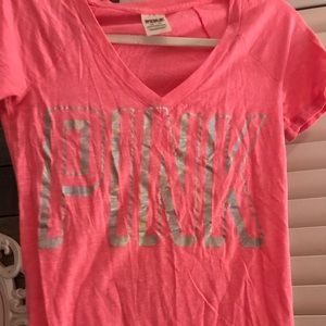 PINK v-neck t-shirt
